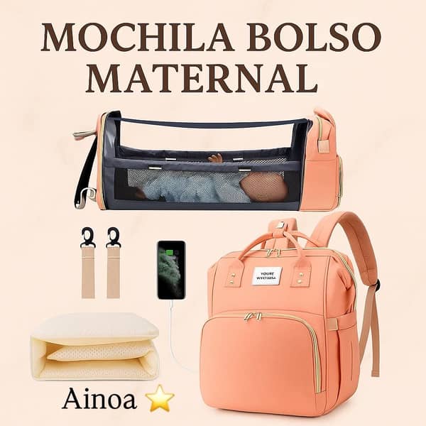 Mochila Maternal c/ Cuna